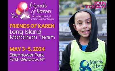 Friends of Karen Team at the Long Island Marathon