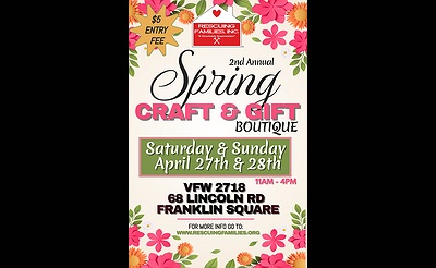 Rescuing Families Spring Craft Boutique