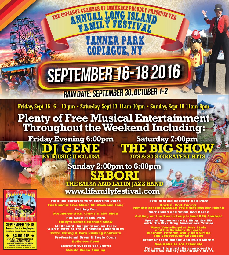It's Time For Plenty of Family Fun and Festivities at the Exciting Long