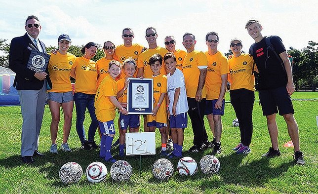 The Guinness World Record For Longest Digital Soccer Pass Set In