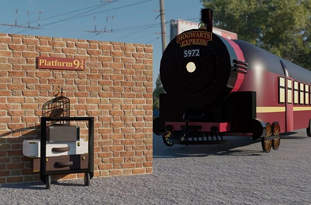 This Harry Potter-Themed Wedding at a Railroad Museum Transports