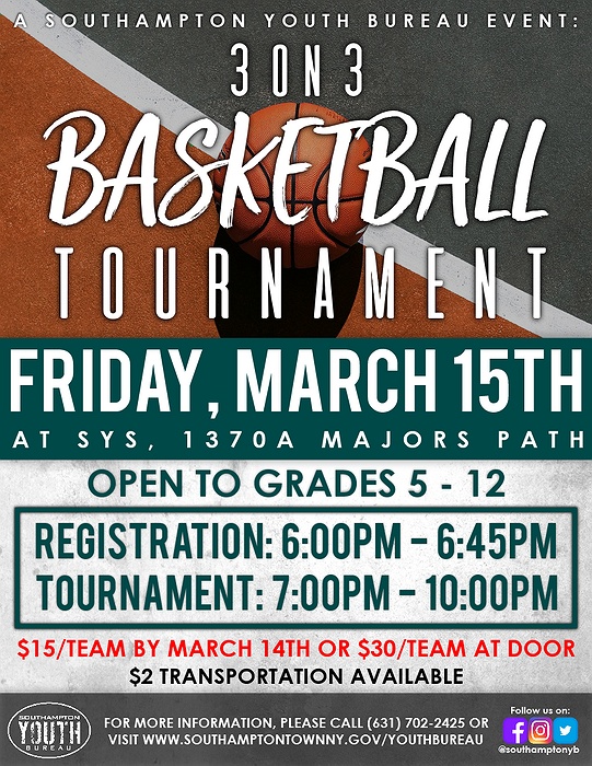 3 on 3 Basketball Tournament