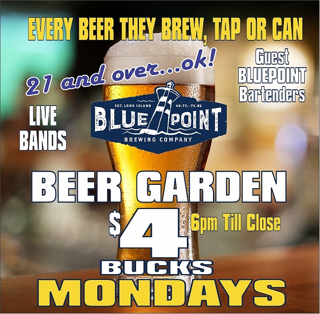 Blue Point Beer Garden Mondays