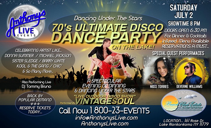 70's Dance Party w/ Vintagesoul