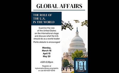 Global Affairs – The Role of the United States in the World