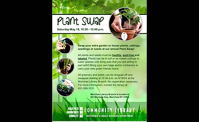 Plant Swap at the Mastics-Moriches-Shirley Community Library