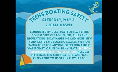 Boating Safety Class for Teens