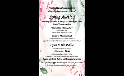 Baldwin Homemakers Annual Spring Auction 