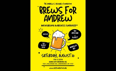 Brews for Andrew Angiosarcoma Fundraiser