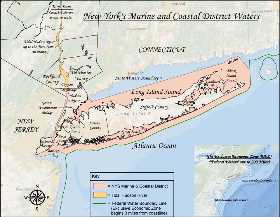 Fishing Regulations for Long Island, New York.